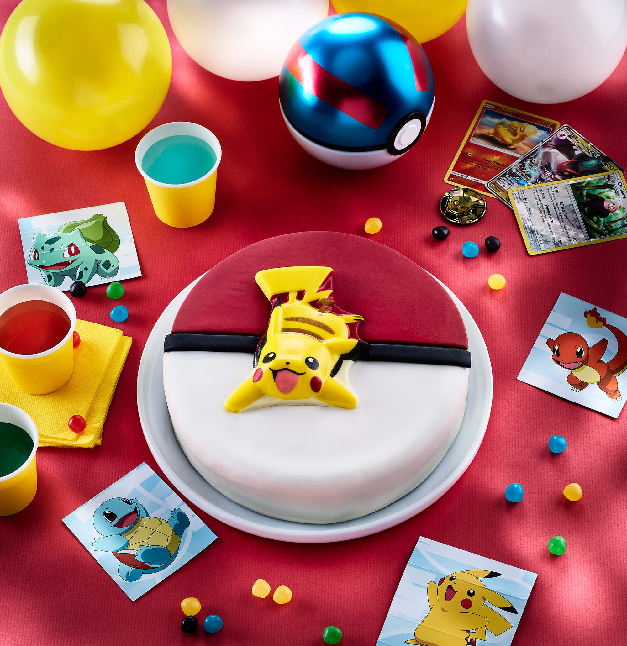 Comment réaliser un anniversaire sur la thématique des Pokémon ? - N°1  Peluche Pokemon Officielle