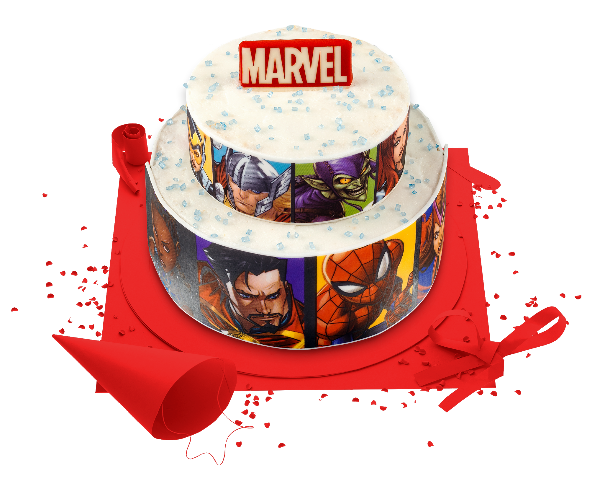 Gâteau Spiderman en pâte à sucre, gâteau super-héros Marvel - Super Gâteaux